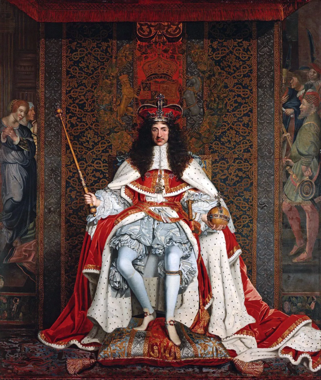 Charles II's coronation portrait