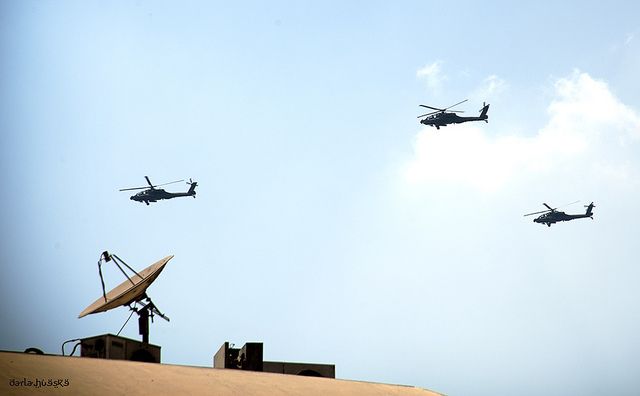 Egyptian military helicopters