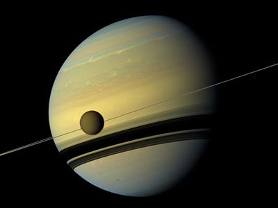 Titan and Saturn