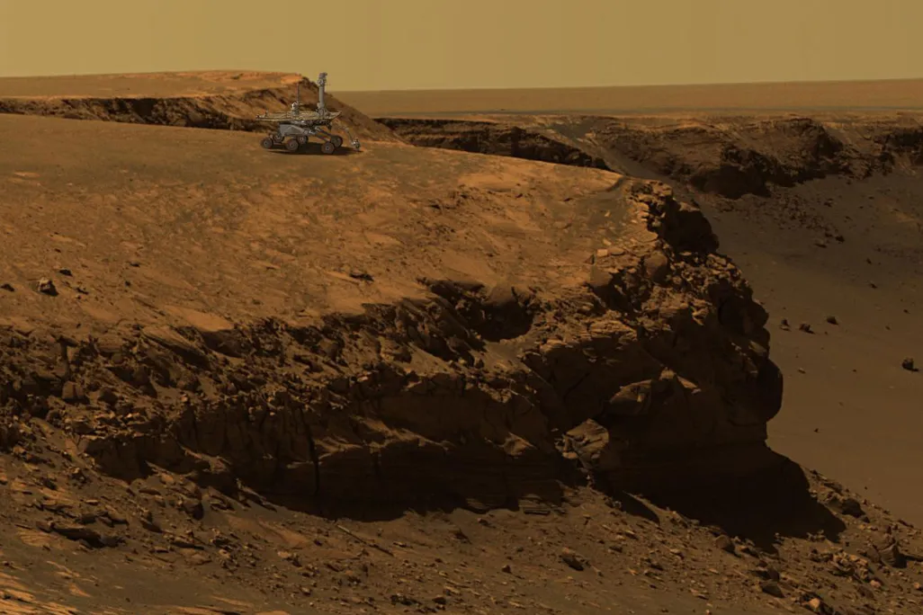 Oppy on Cliff