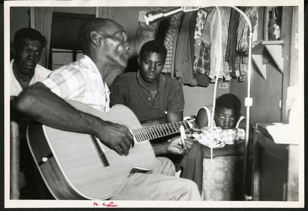 Mance Lipscomb and family, Mack McCormick