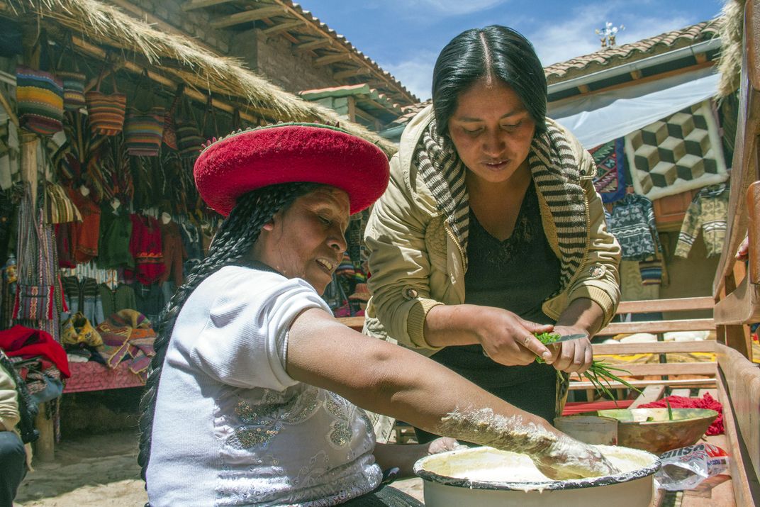 Inca women making bread | Smithsonian Photo Contest | Smithsonian Magazine