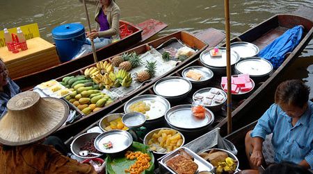 Bangkok’s floating market