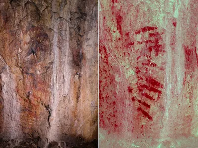 A Century After Causing Controversy, Red Cave Markings in Wales Are Classified Again as Britain's Oldest Rock Art image