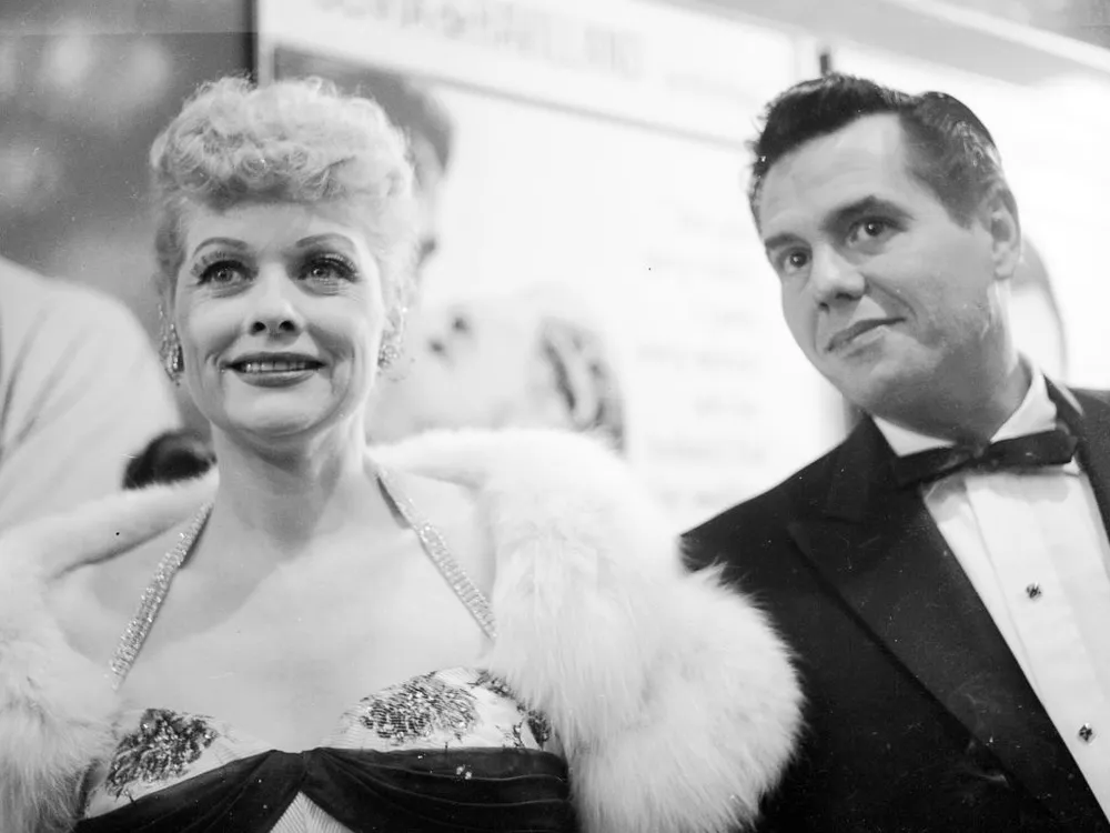 Lucille Ball and Desi Arnaz