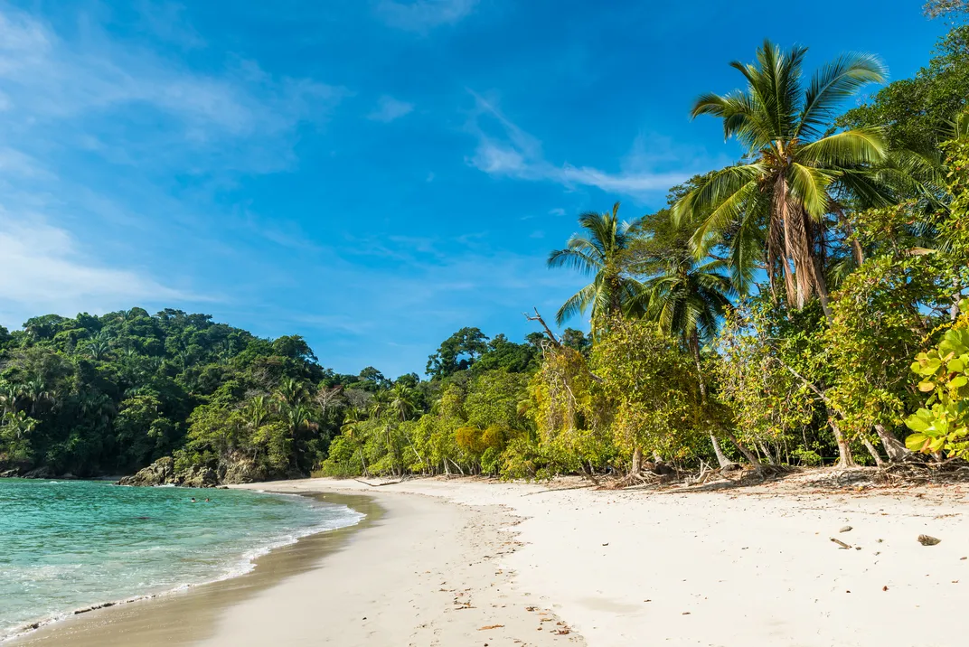 The beach of Manuel Antonio National Park