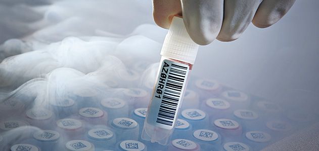 Nitrogen-cooled tissue samples