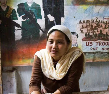 Though concerned about terrorism, Amirah Ali Lidasan (in Cotabato City) of the Moro-Christian People's Alliance, opposes U.S. aid, saying it undercuts Philippine sovereignty.