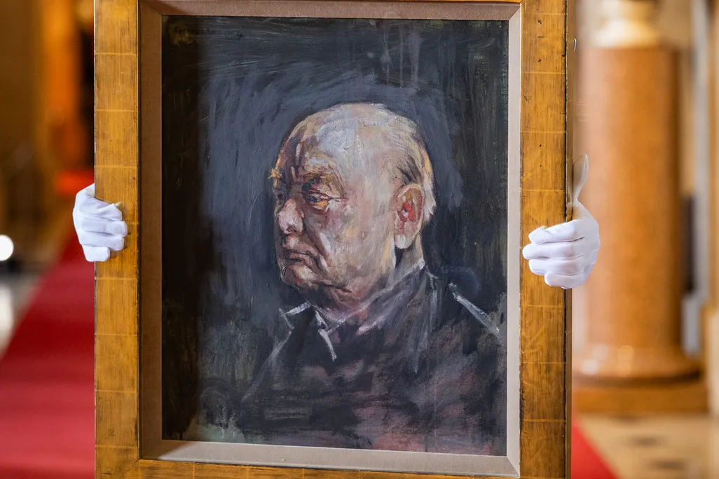 Portrait of Churchill