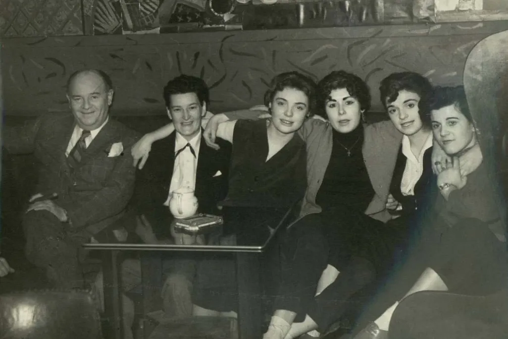 Women at Gateways with owner Ted Ware