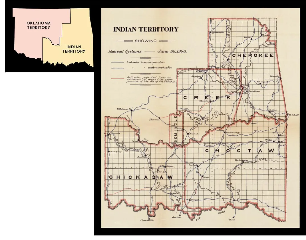 Oklahoma map