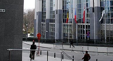 The European Parliament, a towering complex of glass skyscrapers, has 785 members representing 28 countries and more than 450 million citizens.