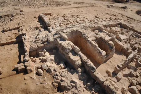 The marble head dates&nbsp;to Egypt&#39;s Ptolemaic period (305 to 30 B.C.E.), but it was found&nbsp;in a seventh-century C.E. house.