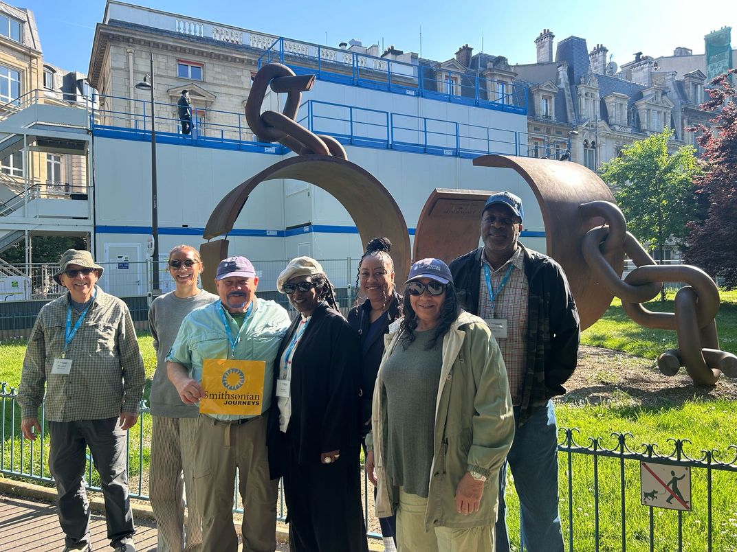 Smithsonian Journeys travelers on tour. Credit: Expert Dr. Frieda Ekotto