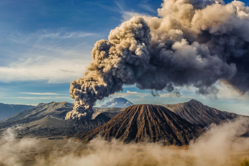 Volcano Erupting