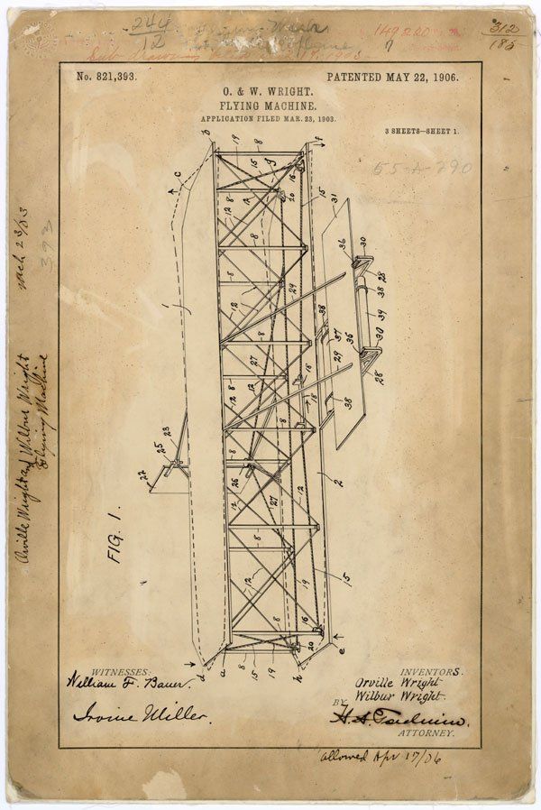 Wright Brothers’ Patent Application, Missing for 36 Years, Turns Up Underground