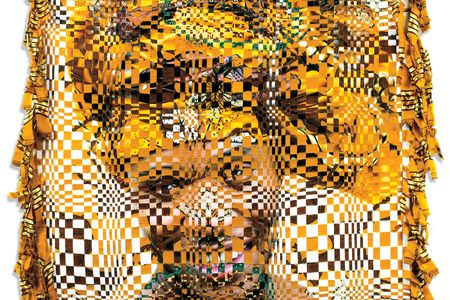 Unidentified 60, 2017. Meyer learned the art of making headdresses from Swazi women. 