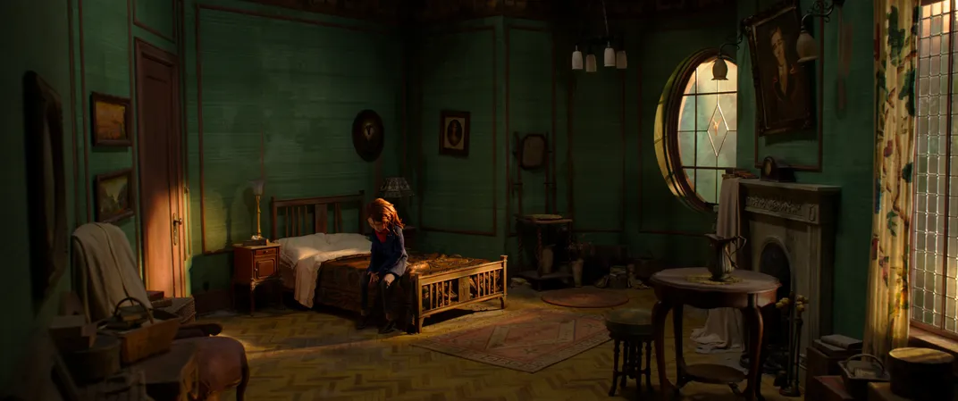 A scene from Wildwood featuring Prue, the story's heroine