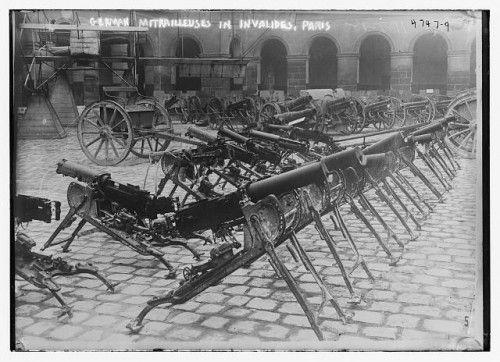 German weaponry in Les Invalides, Paris