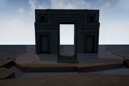 3D printed model of Pumapunku

