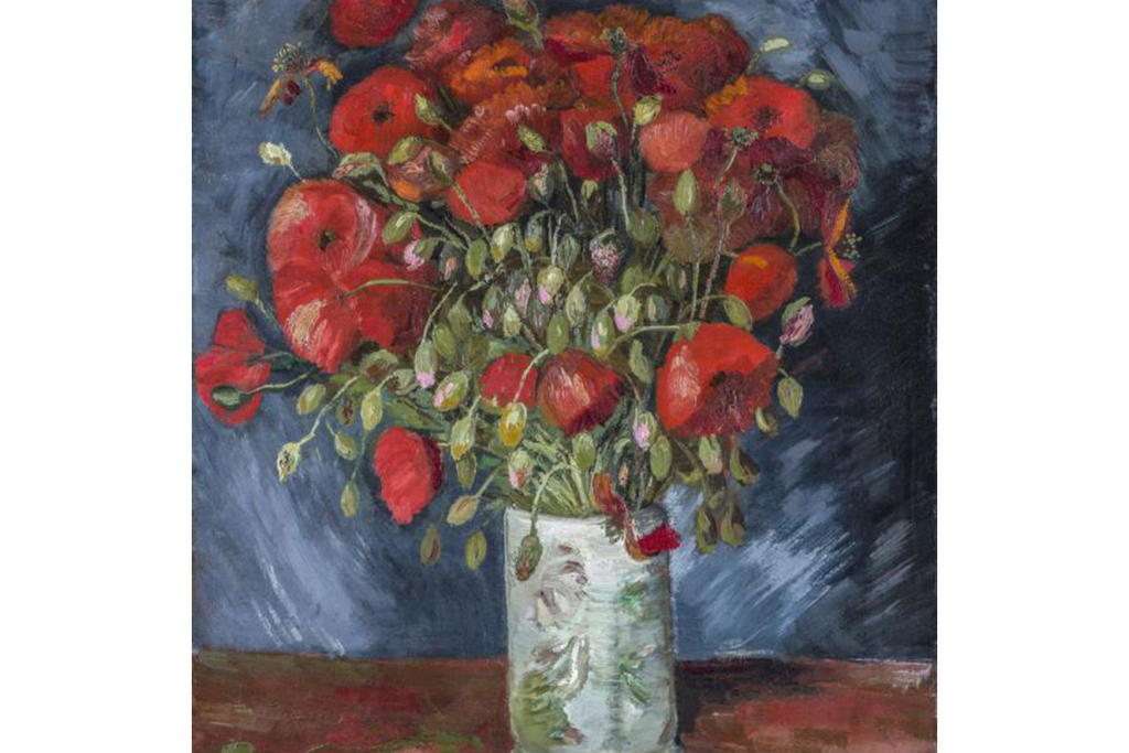 Vase with Poppies