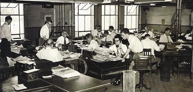 The Newsroom Rush of Old | History| Smithsonian Magazine