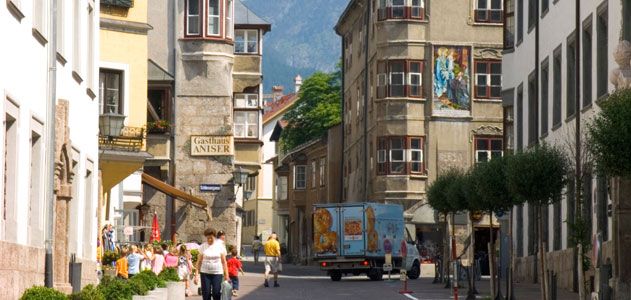 Architecture Hall in Tirol Tyrol Austria