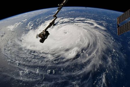 Astronauts aboard the International Space Station captured incredible images of Hurricane Florence on Sept. 10.