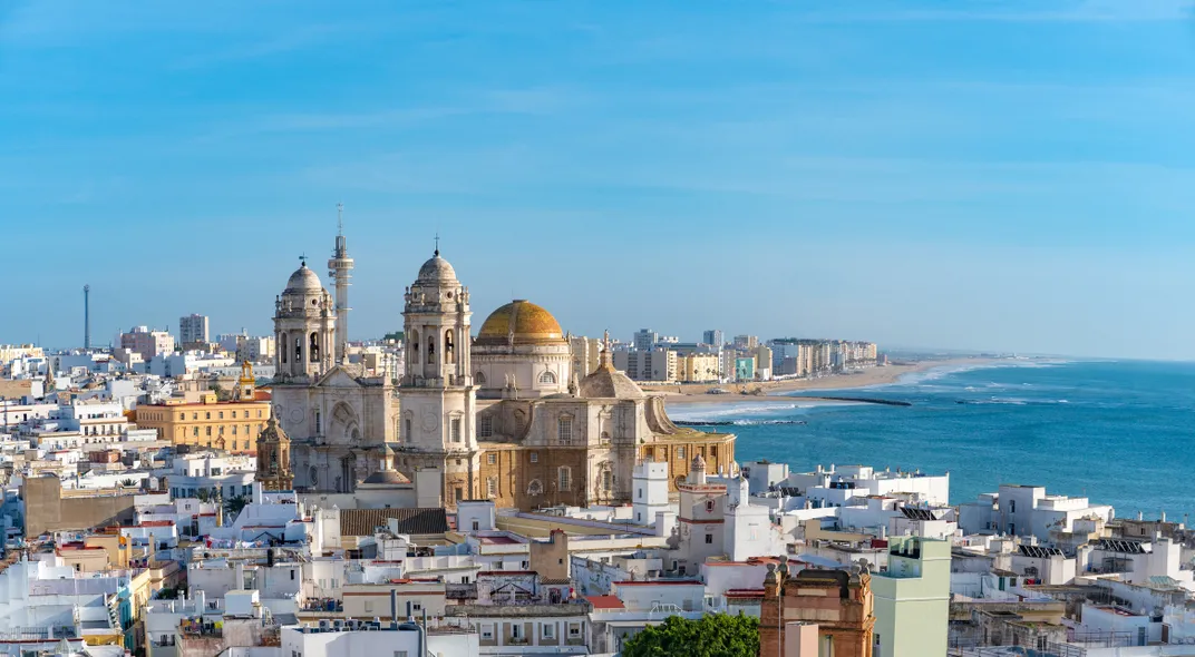 The waterfront of Cadiz