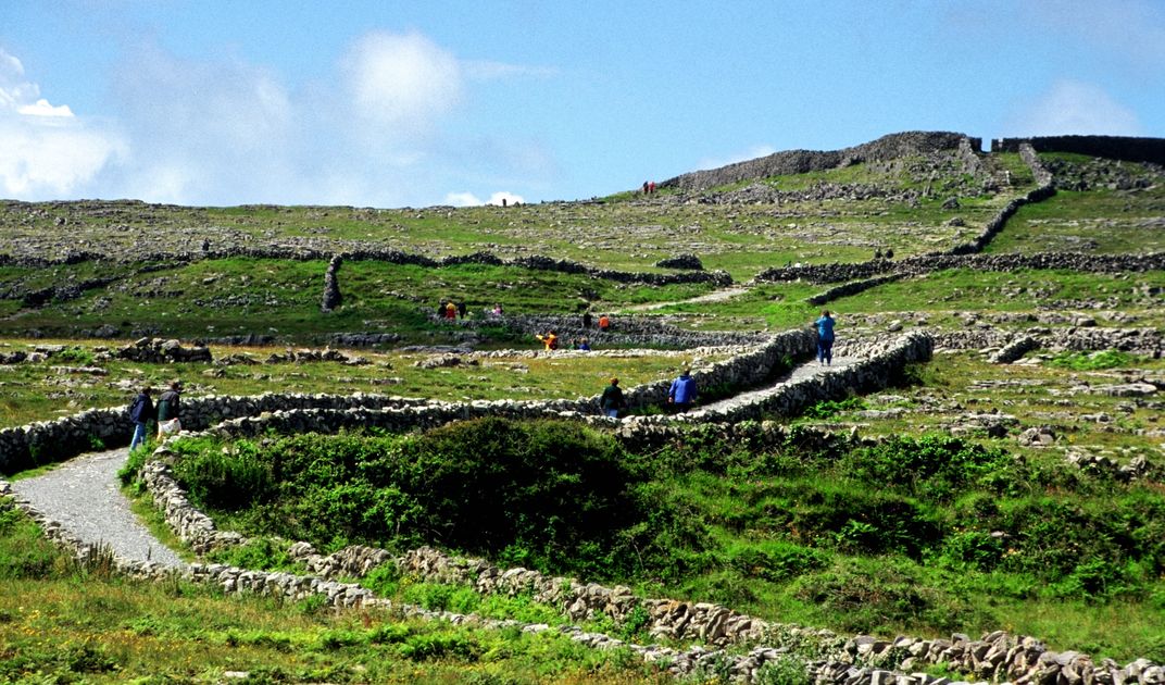 Road to Dun Aonghosa Fort, Inishmore