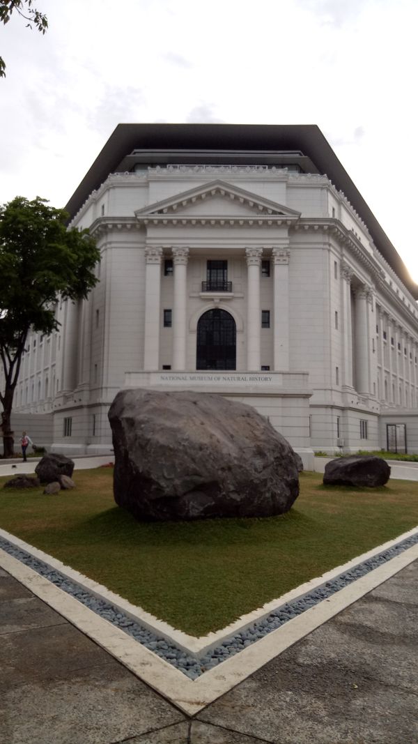 Boulder at the Back Entrance of the National Museum of Natural History, Philippines thumbnail