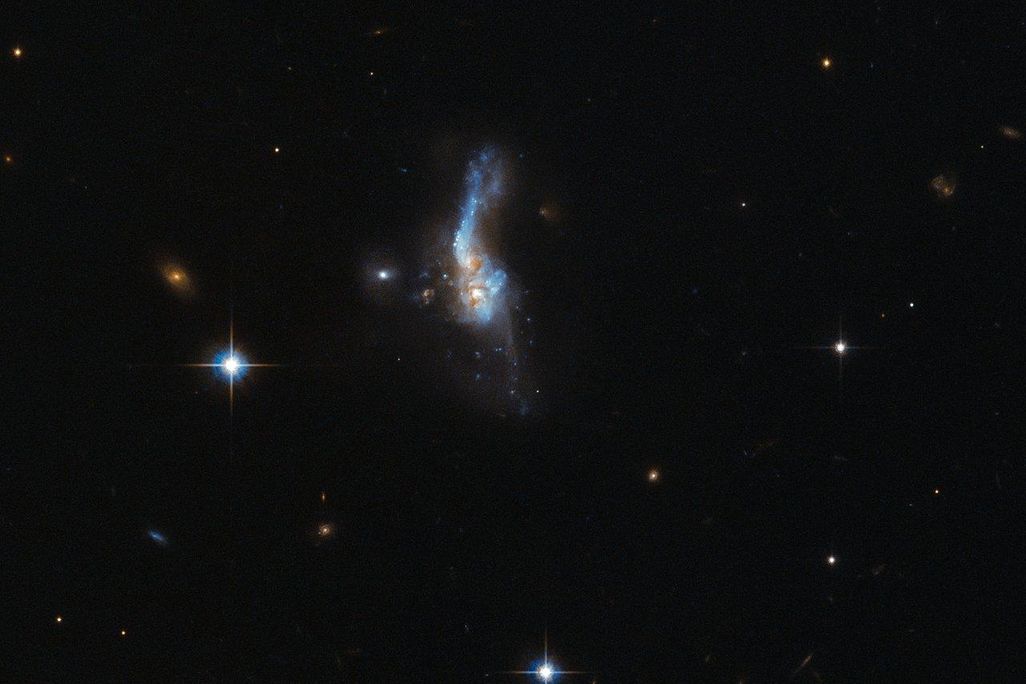 colliding galaxies