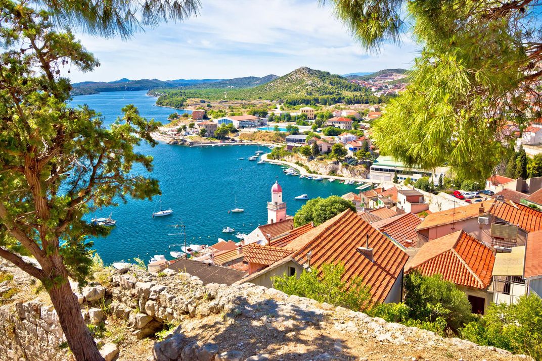View of Sibenik's coastline