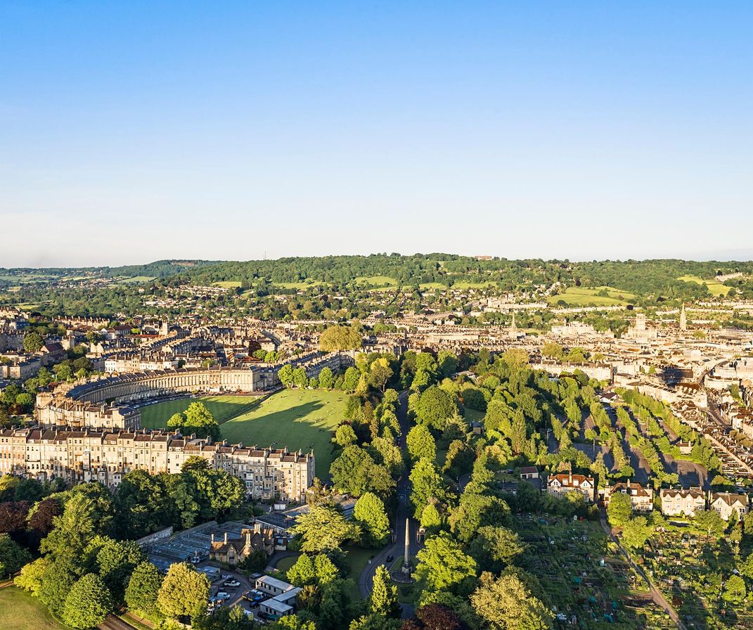 City landscape of Bath
