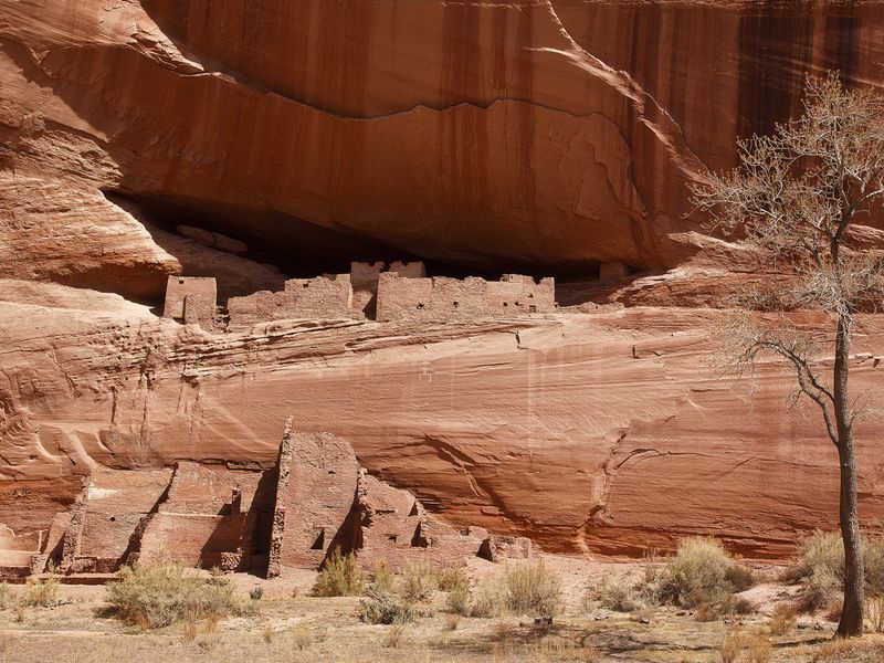 National Navajo Indian reservation monument, Canyon de Chelly in