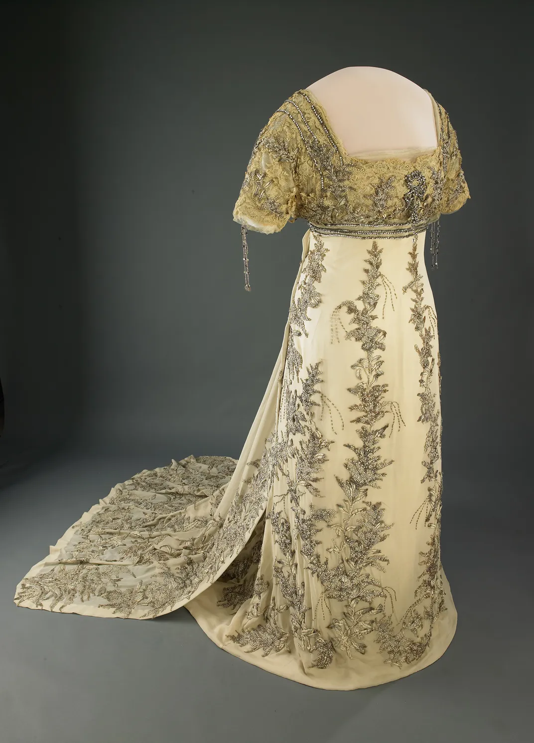 First Lady Melania Trump's second inaugural gown joins the Smithsonian  collection | Smithsonian Voices | National Museum of American History  Smithsonian Magazine