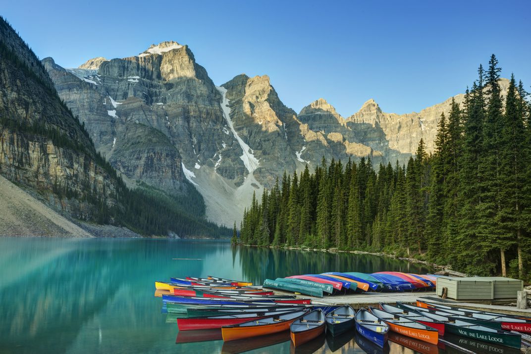 Moraine Lake Boats | Smithsonian Photo Contest | Smithsonian Magazine