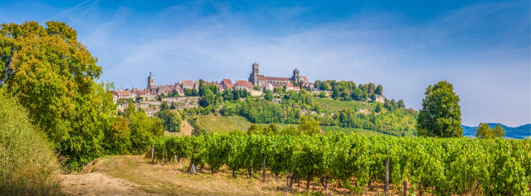 The World Heritage site of Vézelay, France