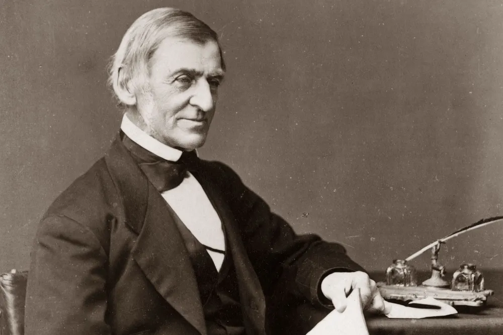 Writer Ralph Waldo Emerson portrait