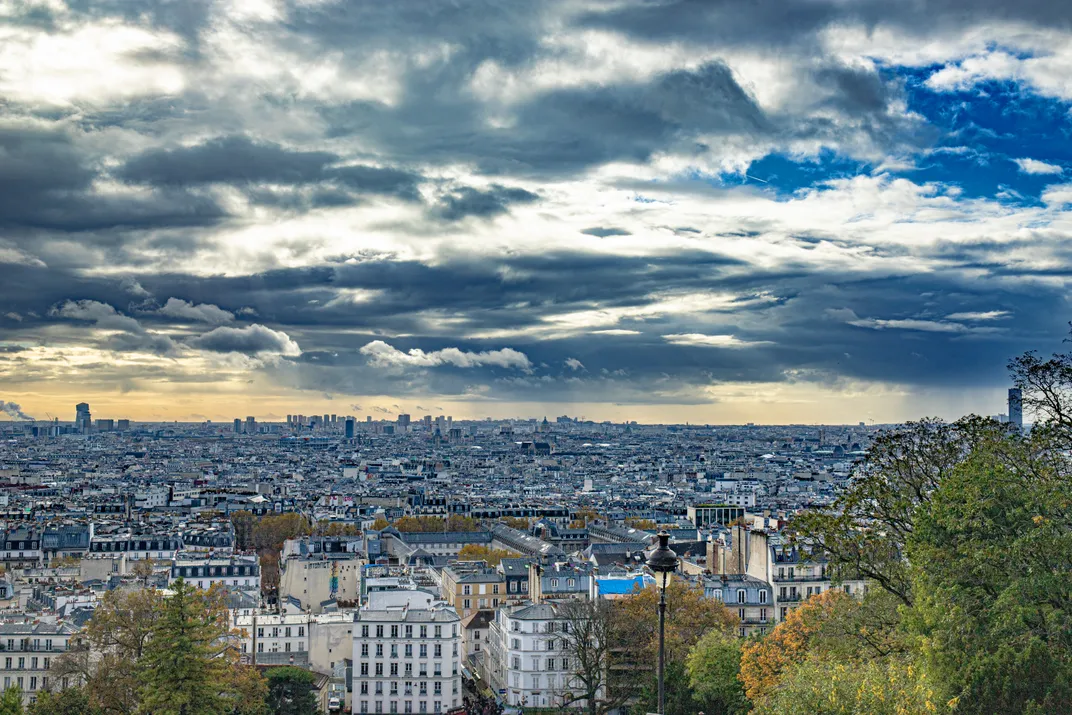 Miles of the Paris skyline