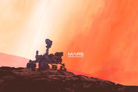 Perseverance Rover on Mars ( NASA Illustration)