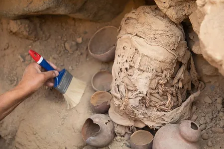 The mummified remains of eight children, who may have been sacrificed, was found near the tomb of an elite individual of pre-Incan society.