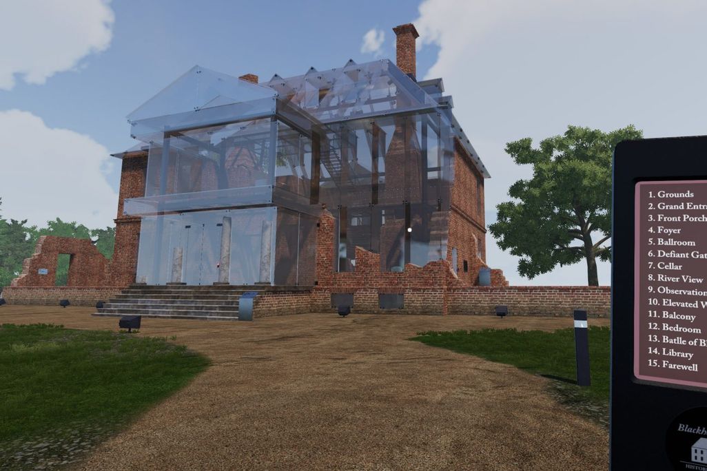 Blackhaven Hall during the day