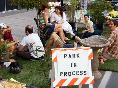 Park(ing) Day is an annual tradition of turning parking spaces into actual parks that will be held this year on Friday, Sept. 16th.
