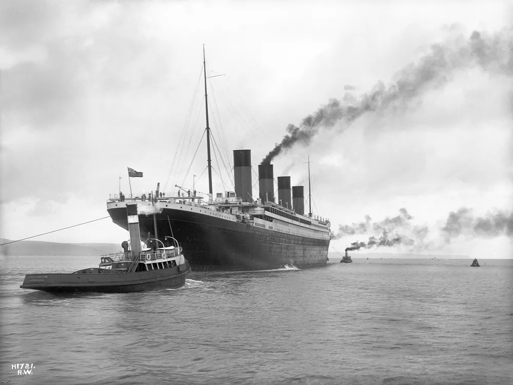 Historic photo of the Titanic