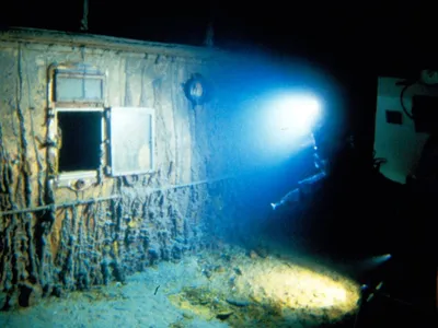 Portholes on the wreck of the&nbsp;Titanic