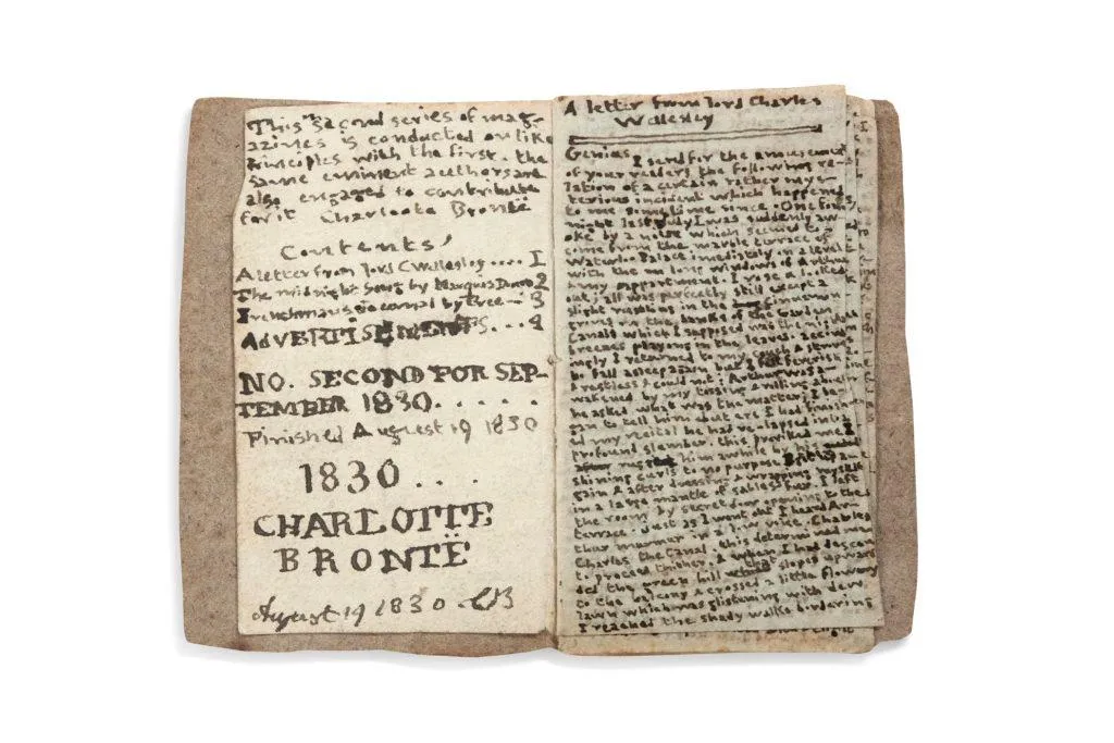 Charlotte Bronte miniature manuscript