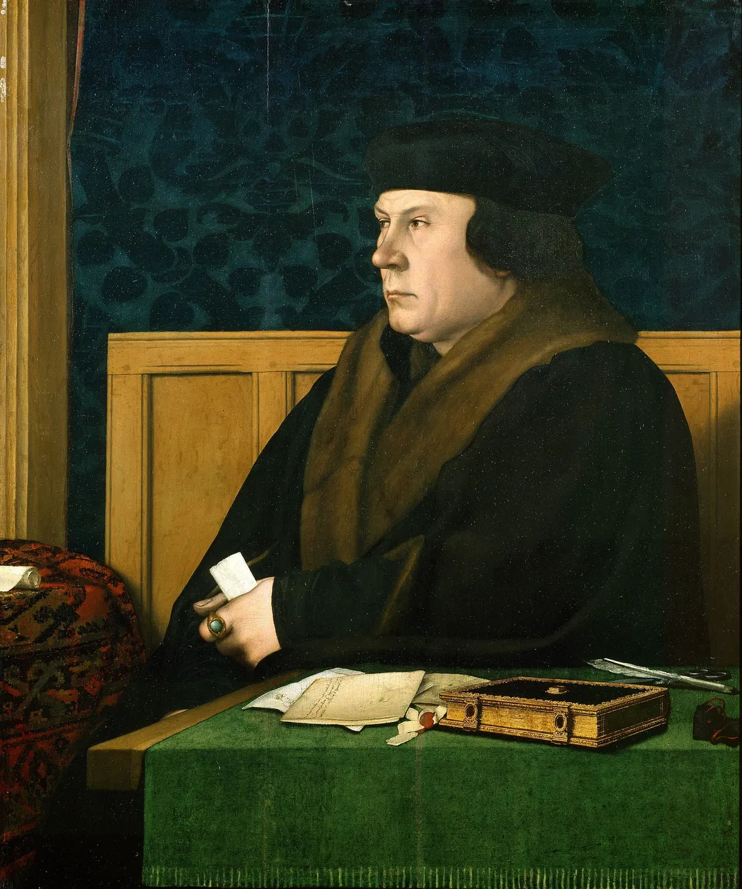 A 1532-1533 portrait of Thomas Cromwell by Hans Holbein the Younger