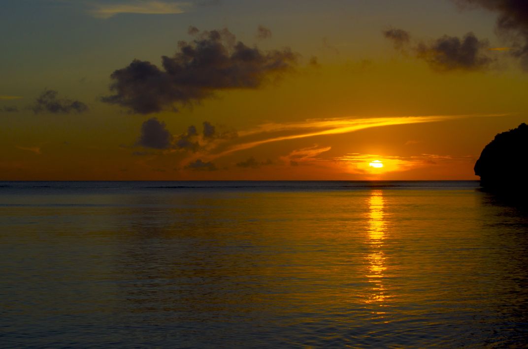 Sunset at Gun beach. | Smithsonian Photo Contest | Smithsonian Magazine