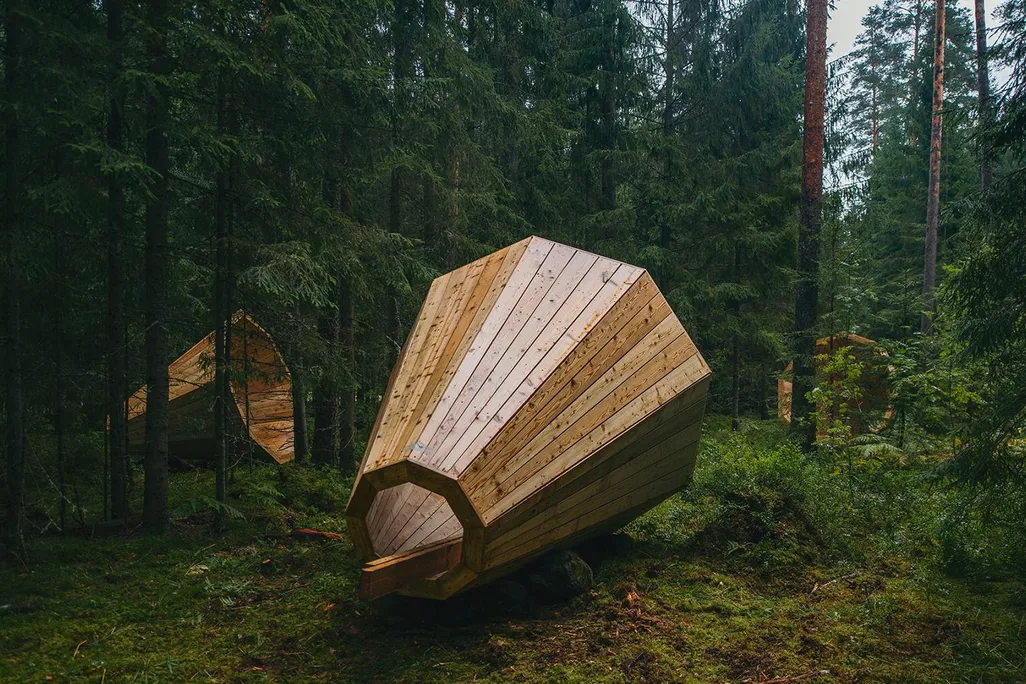 Estonian Forest Wooden Megaphone